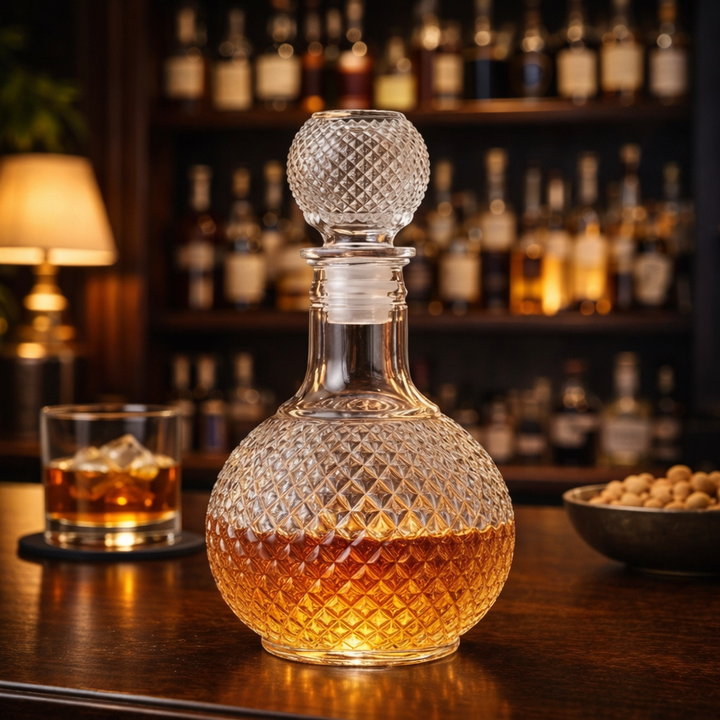 Whiskey Decanter - Diamond Cut