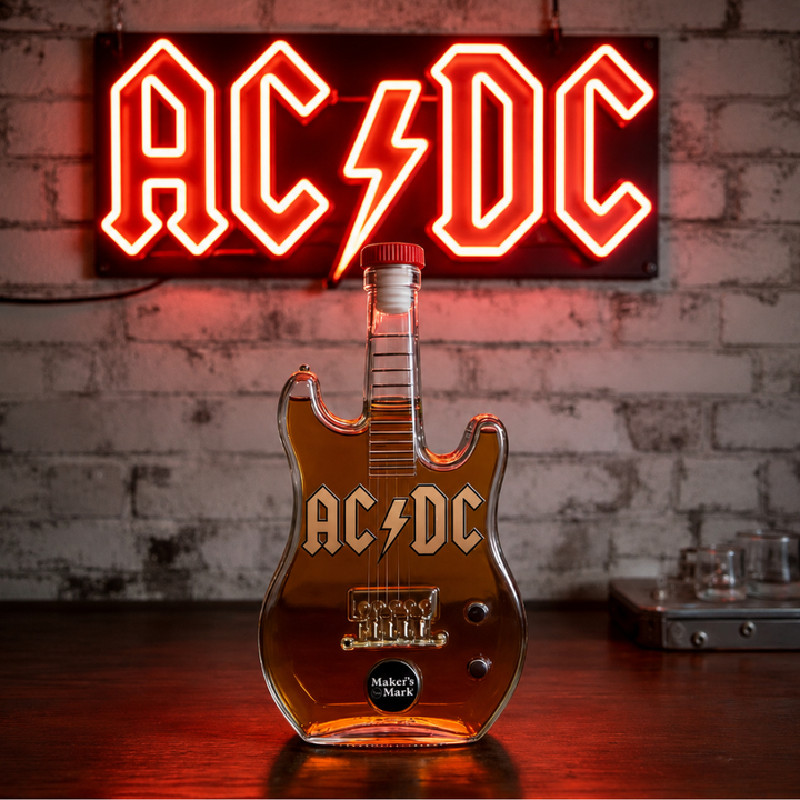 Whisky Bottle - AC/DC Guitar Edition