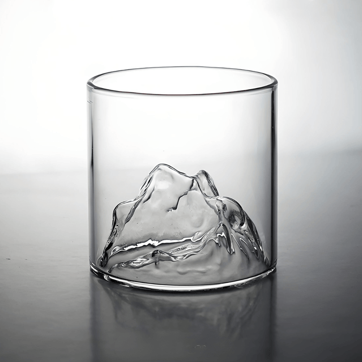Mount Fuji Japanese Crystal Whiskey Glass