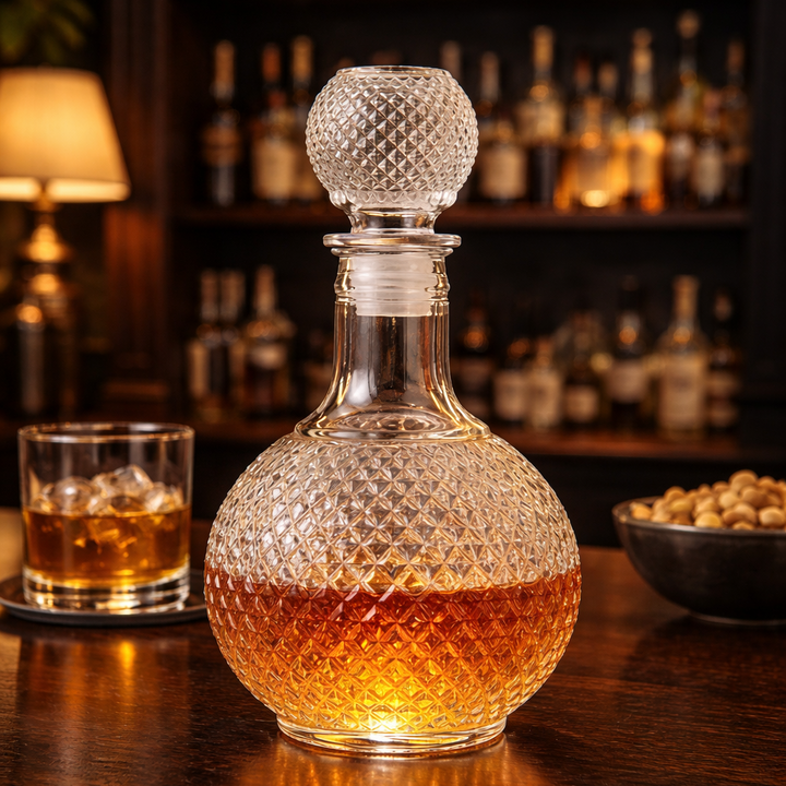 Whiskey Decanter - Diamond Cut