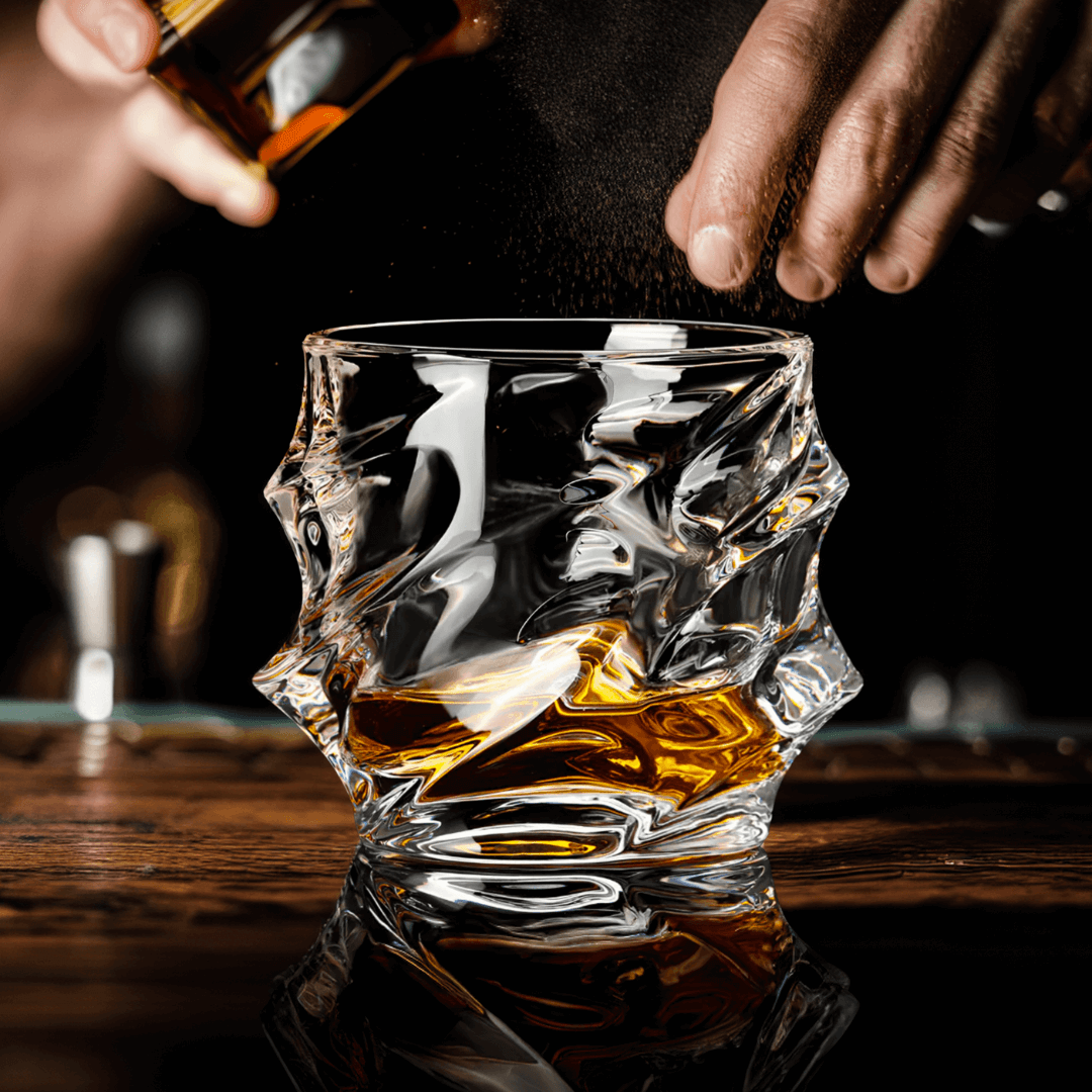 Arashi Japanese Crystal Whiskey Glass