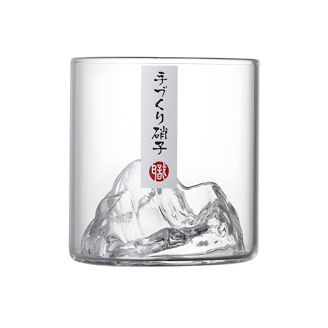 Mount Fuji Japanese Crystal Whiskey Glass