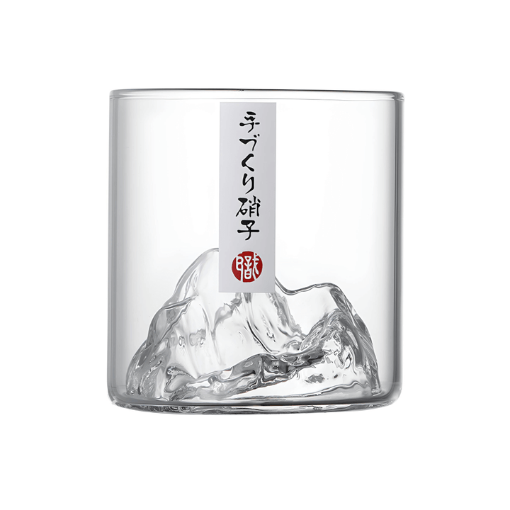Mount Fuji Japanese Crystal Whiskey Glass
