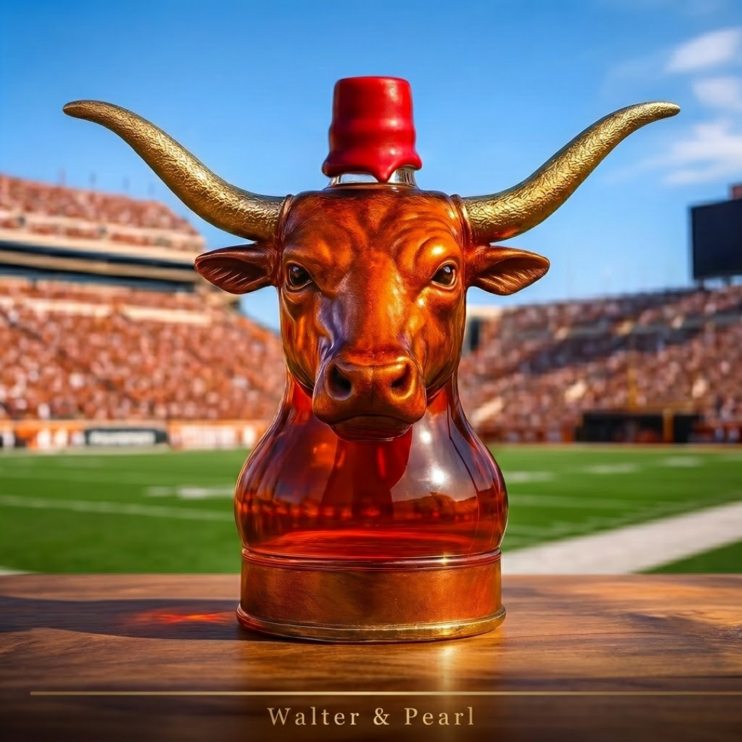 Texas Longhorns football - Whisky Decanter