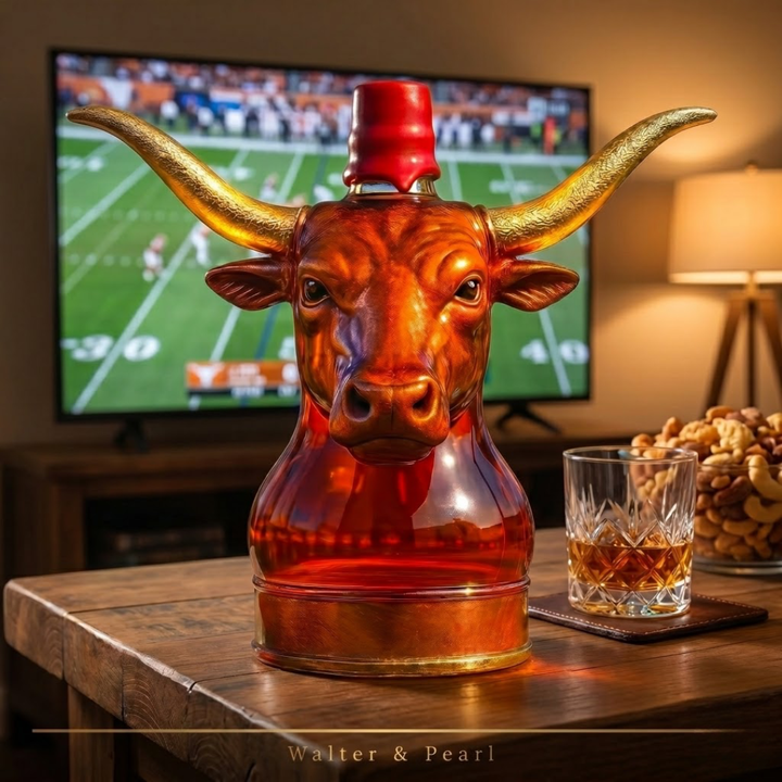 Texas Longhorns football - Whisky Decanter