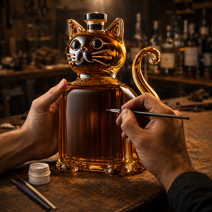 Cat Edition - Whisky Decanter