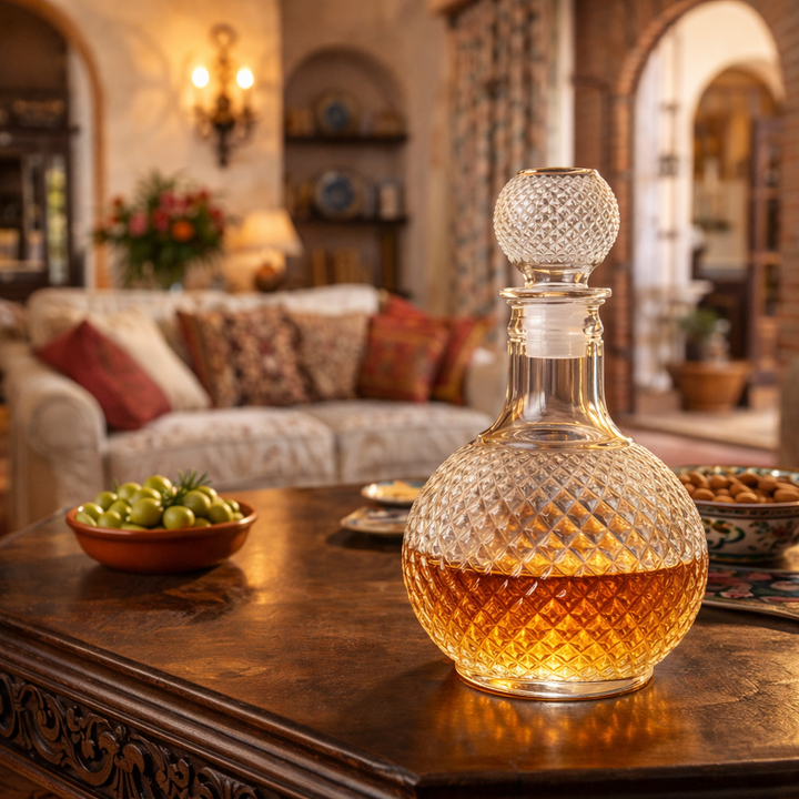 Whiskey Decanter - Diamond Cut