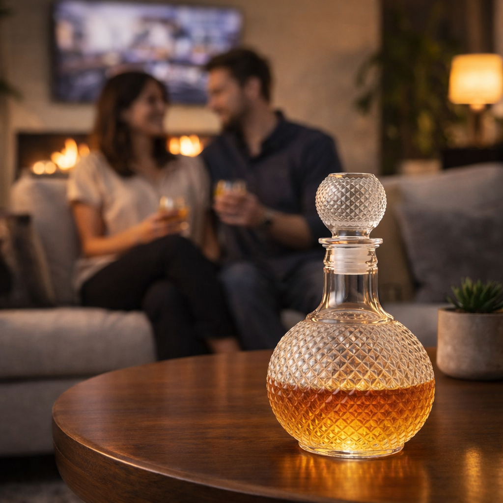 Whiskey Decanter - Diamond Cut