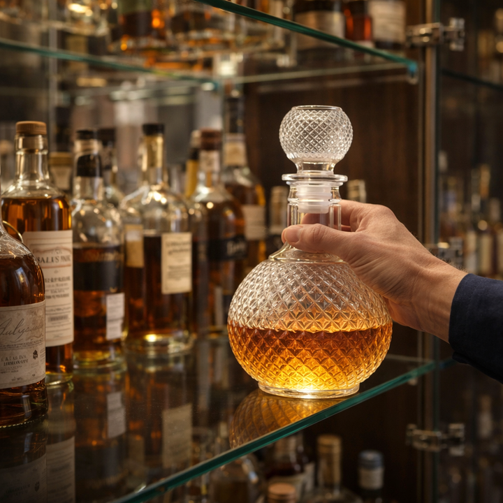 Whiskey Decanter - Diamond Cut