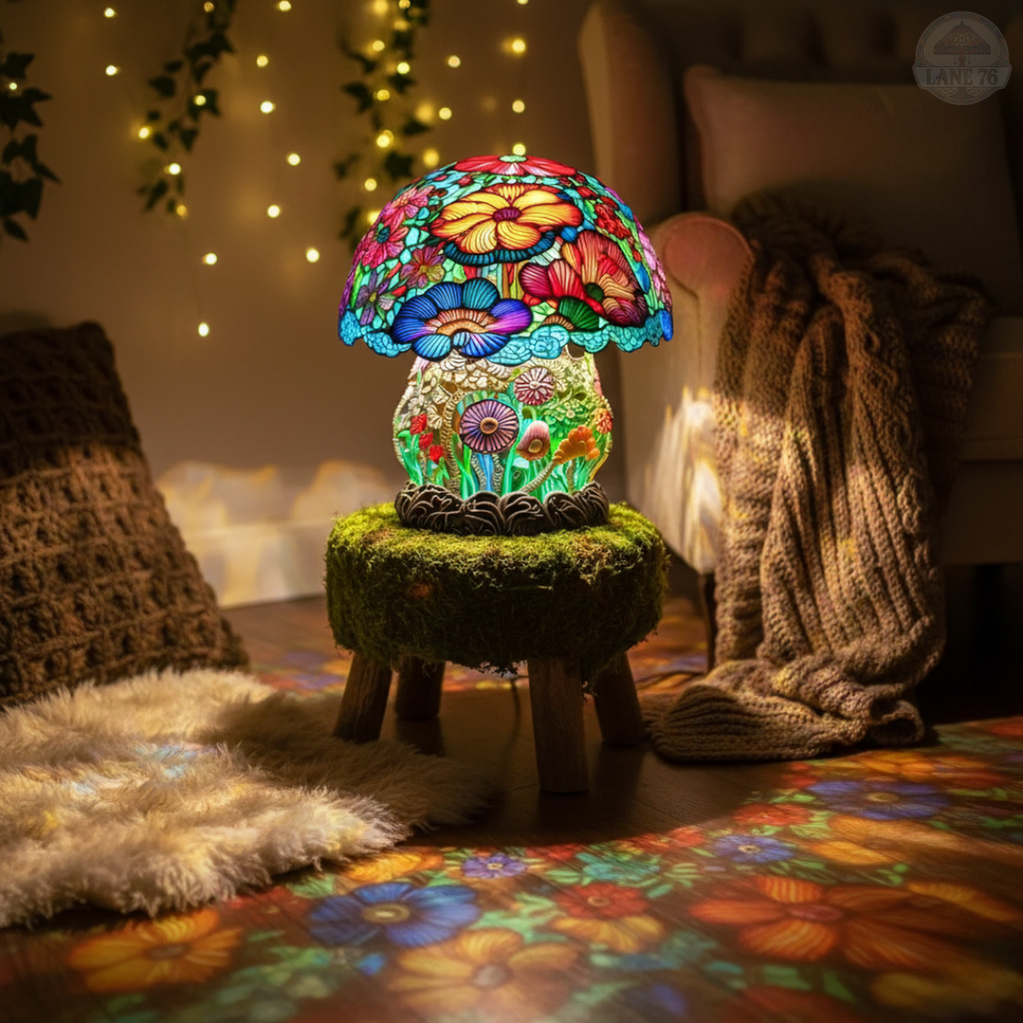 Frosted Mushroom Light