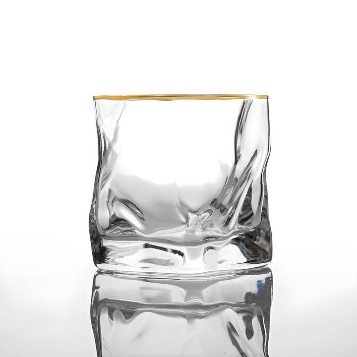 Hoshi Gold Japanese Crystal Whiskey Glass