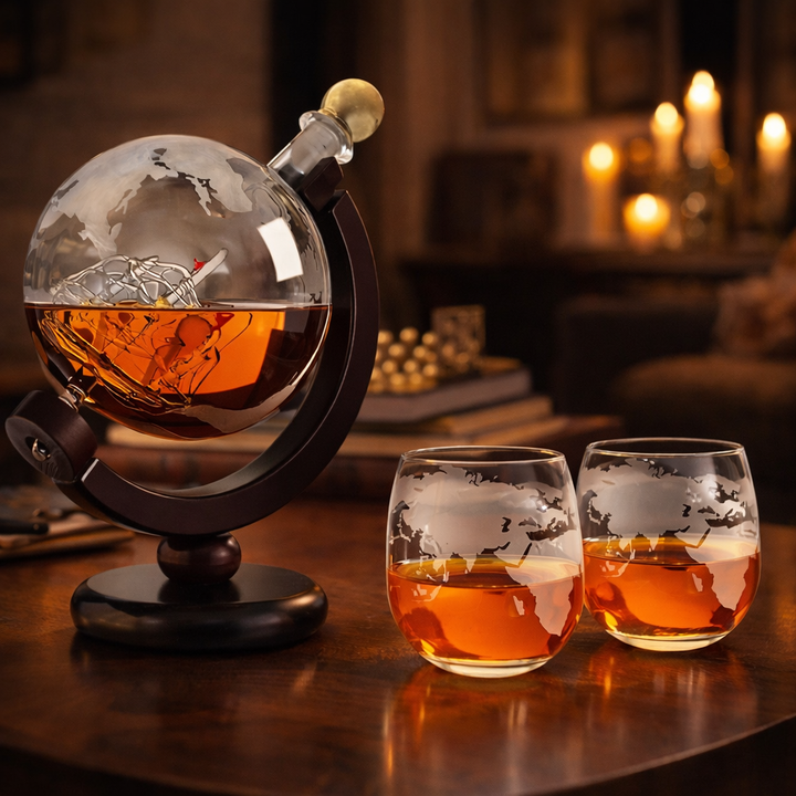 World Map Edition - Whisky Decanter