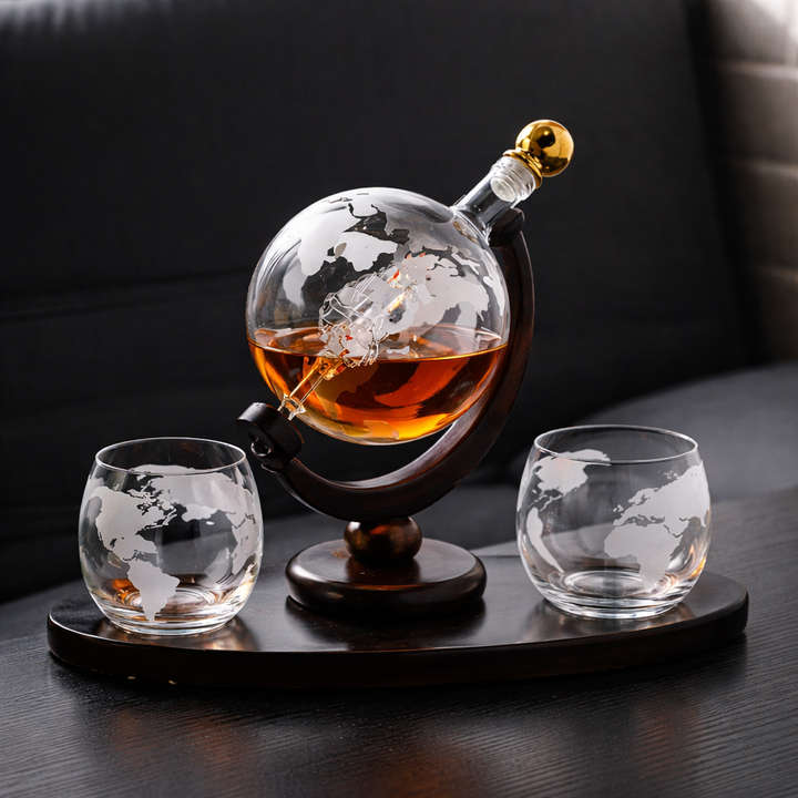 World Map Edition - Whisky Decanter