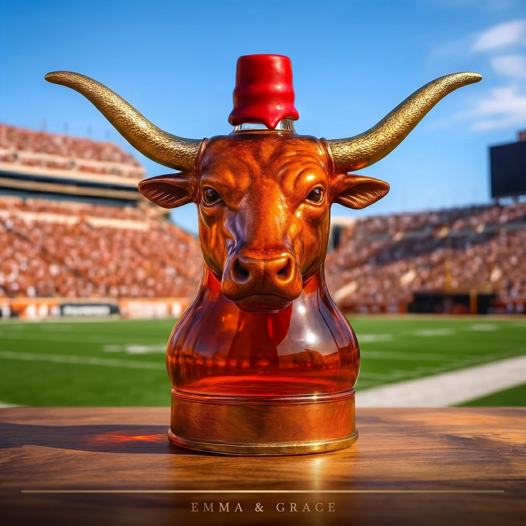 Texas Longhorns football - Whisky Decanter