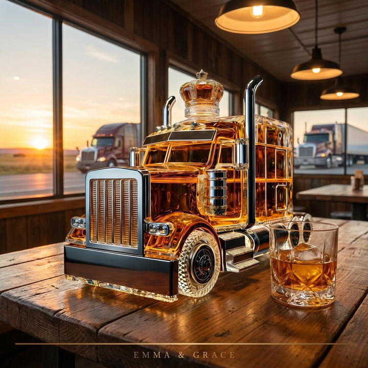 Semi Truck - Whisky Decanter