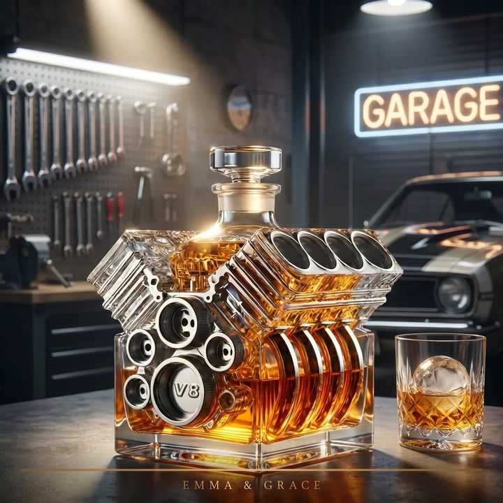 V8 Motor Edition - Whisky Decanter