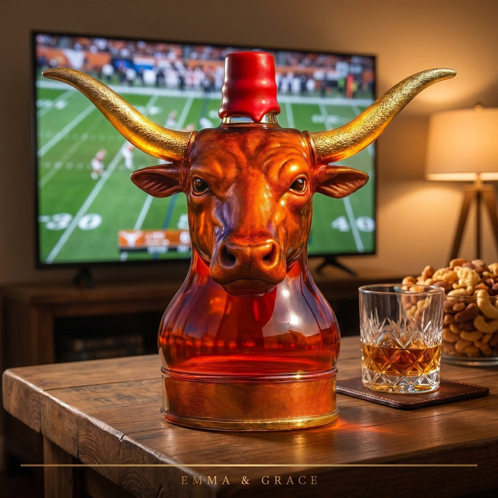 Texas Longhorns football - Whisky Decanter