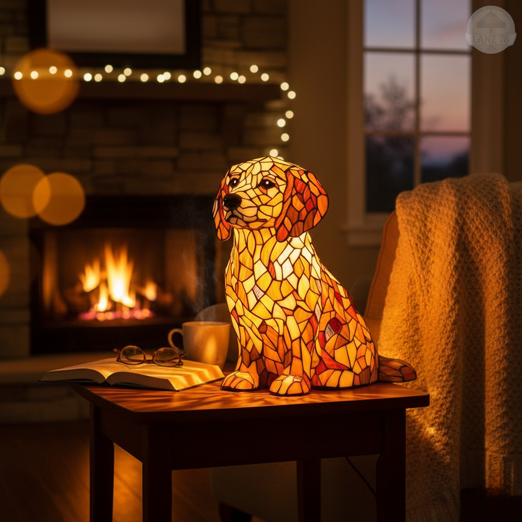 Lily the Spiritual Golden Retriever Figurine