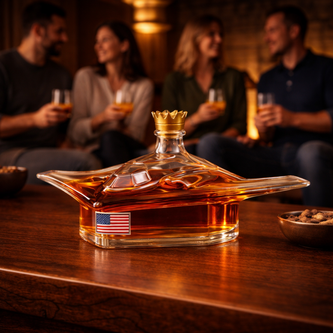 Whiskey Decanter - B-2 Bomber