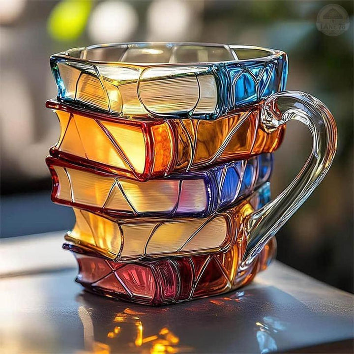 Unique Handmade 3D Happiness Mug for Reading Enthusiasts