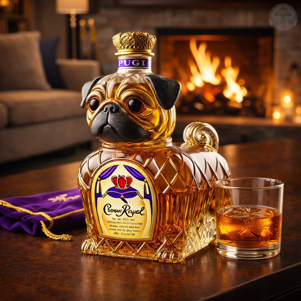 Whiskey Decanter - Pug Edition