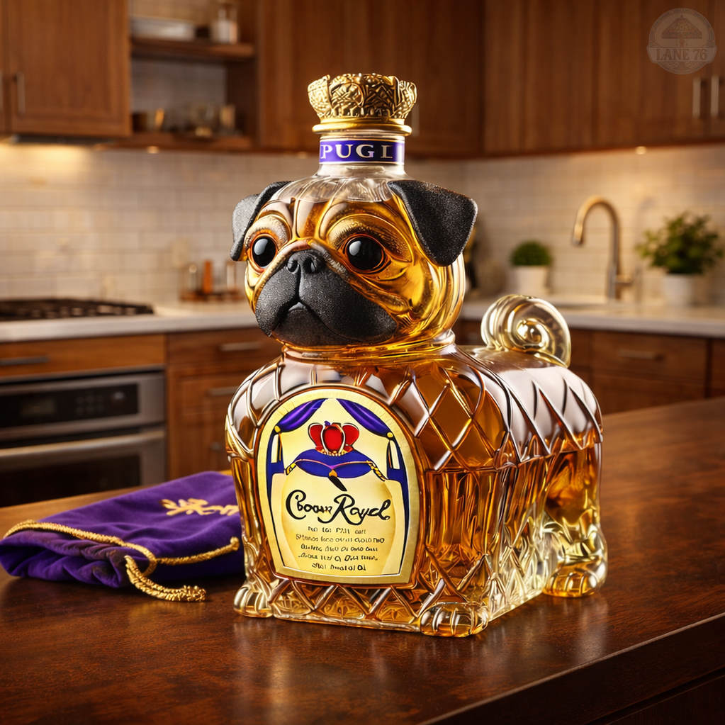 Whiskey Decanter - Pug Edition