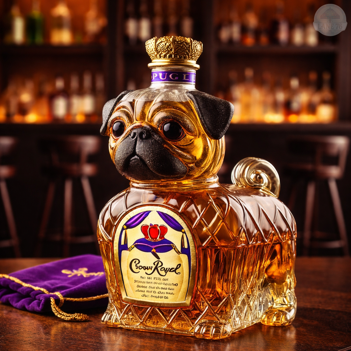 Whiskey Decanter - Pug Edition