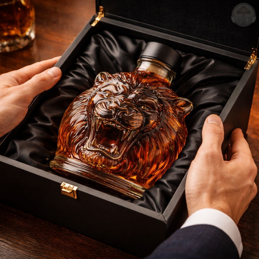 Whiskey Decanter - Lion Edition