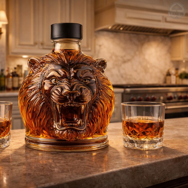 Whiskey Decanter - Lion Edition