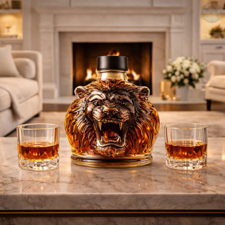 Whiskey Decanter - Lion Edition