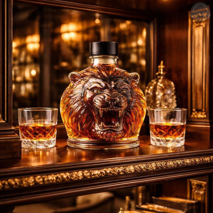 Whiskey Decanter - Lion Edition