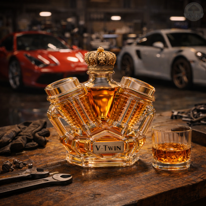 Whiskey Decanter - V-Twin Edition