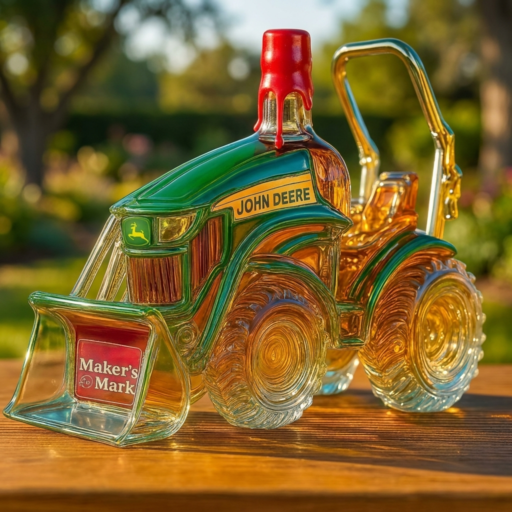 Whiskey Decanter - Tractor Edition