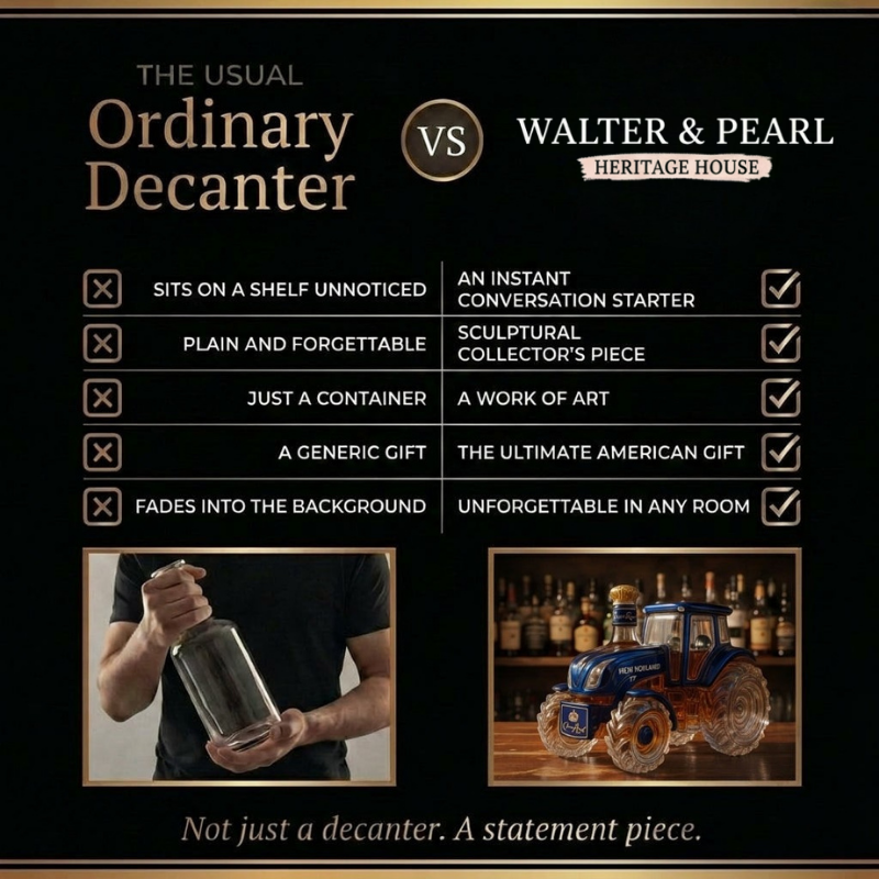 Whiskey Decanter - New Holland T7