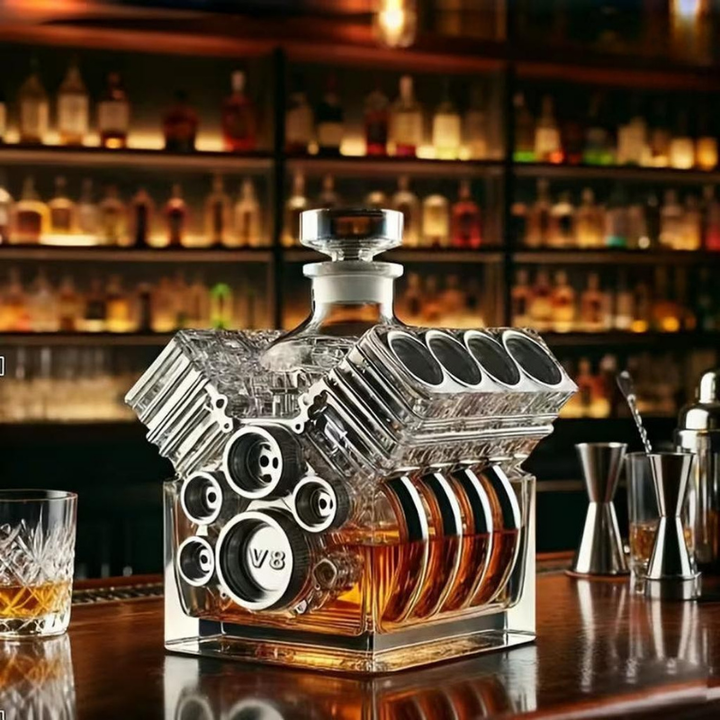Whiskey Decanter - V8 Engine Edition