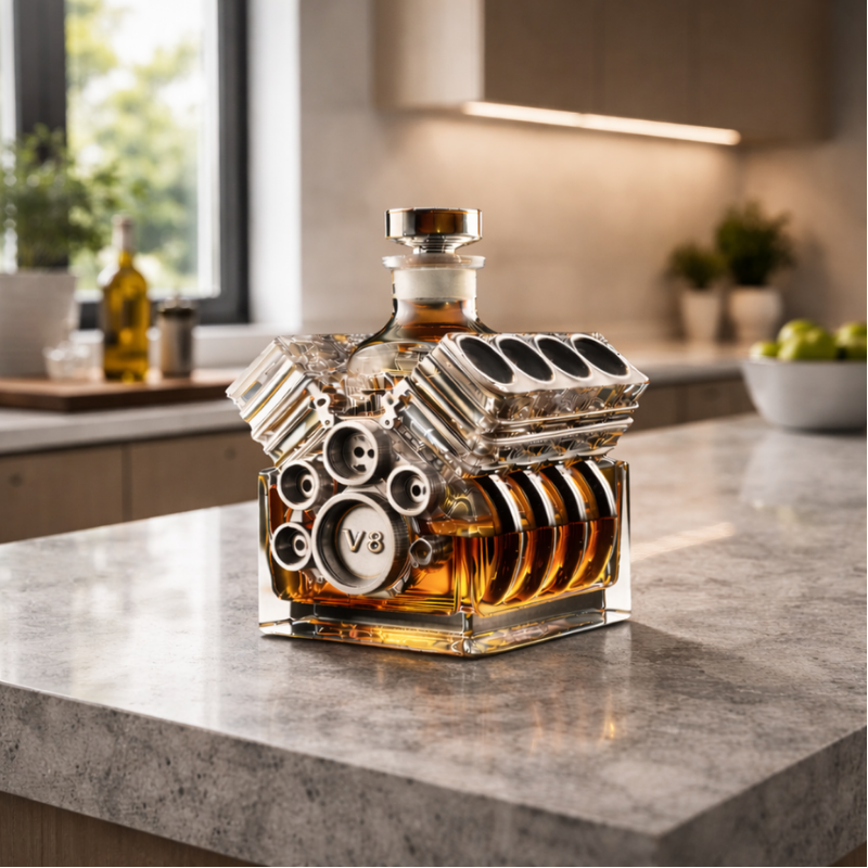 Whiskey Decanter - V8 Engine Edition