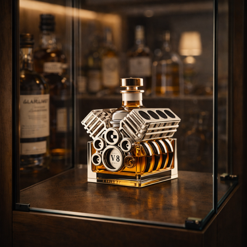 Whiskey Decanter - V8 Engine Edition