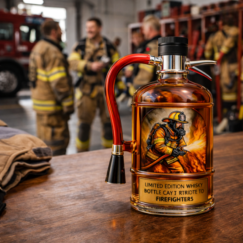 Whiskey Decanter - Fire Extinguisher Edition