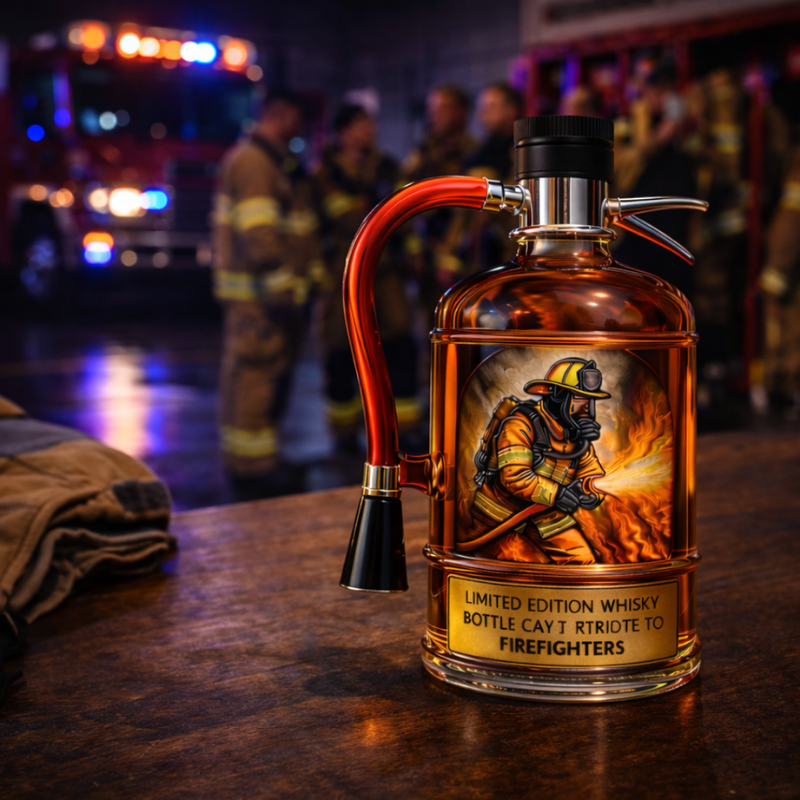 Whiskey Decanter - Fire Extinguisher Edition