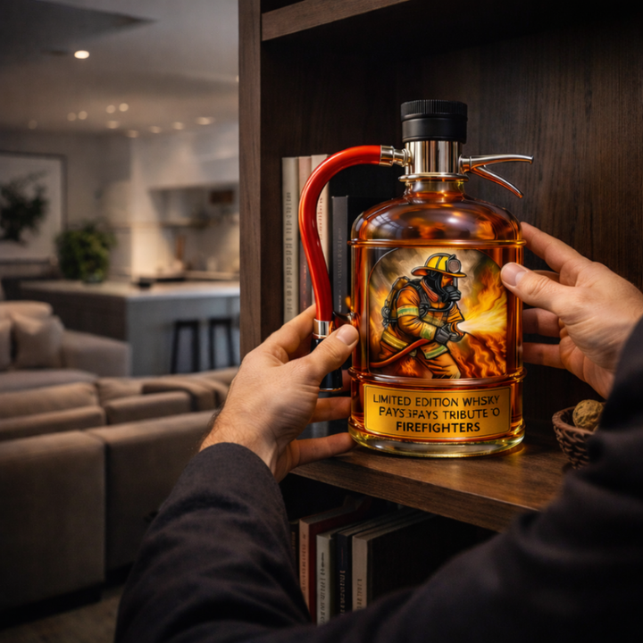 Whiskey Decanter - Fire Extinguisher Edition