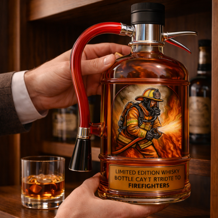 Whiskey Decanter - Fire Extinguisher Edition