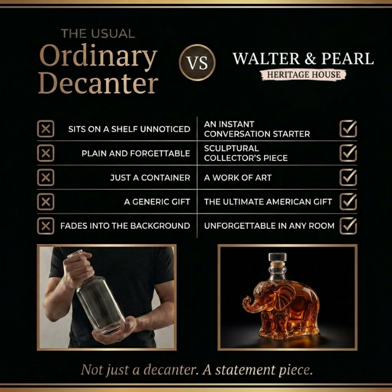 Whiskey Decanter - Elephant Edition