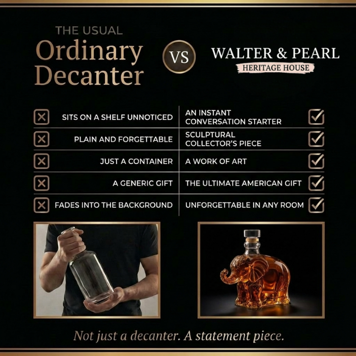 Whiskey Decanter - Elephant Edition