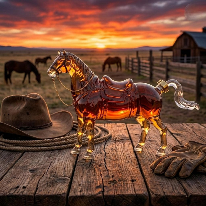 Whiskey Decanter - Horse Edition