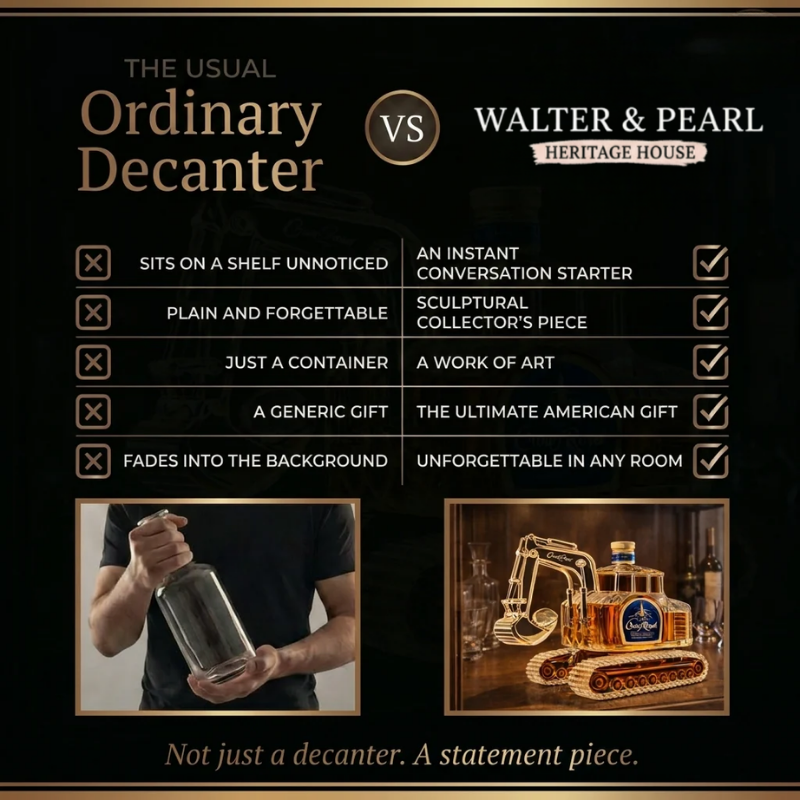 Whiskey Decanter - Excavator Edition
