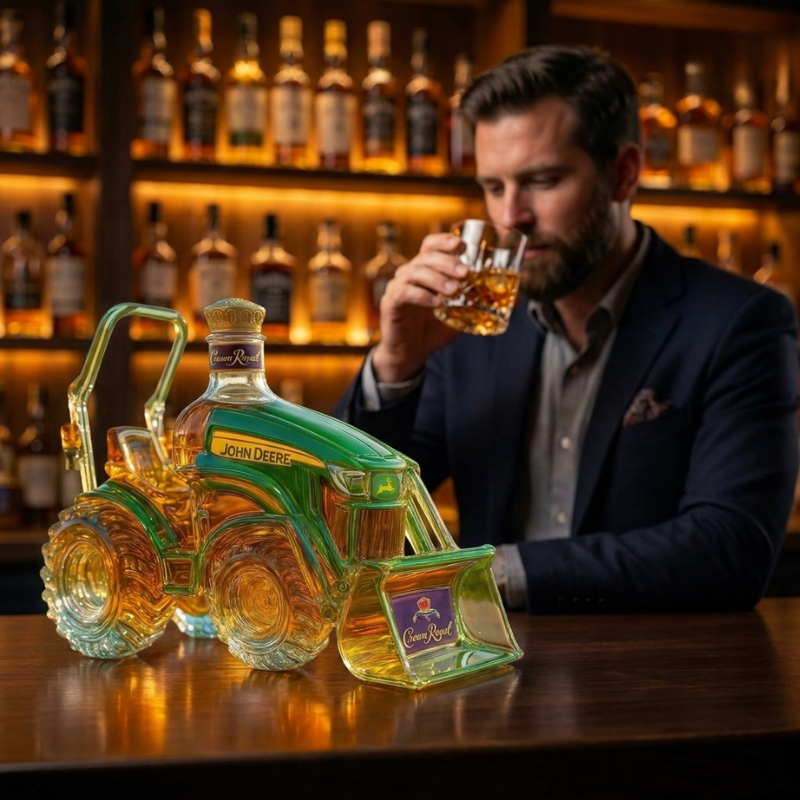 Whiskey Decanter - Tractor Edition