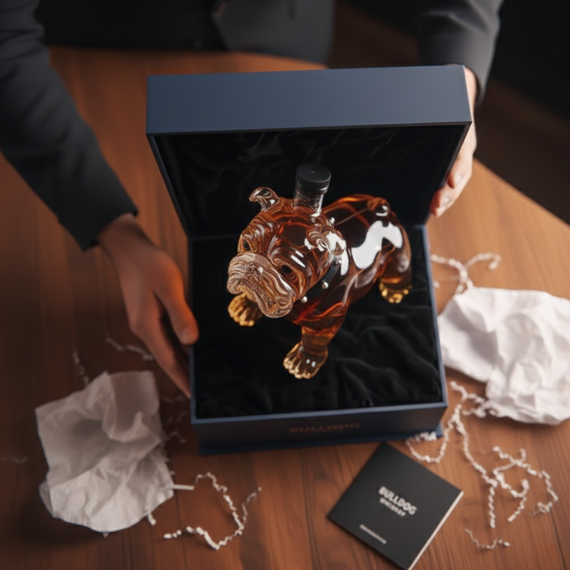 Whiskey Decanter - Bulldog Edition