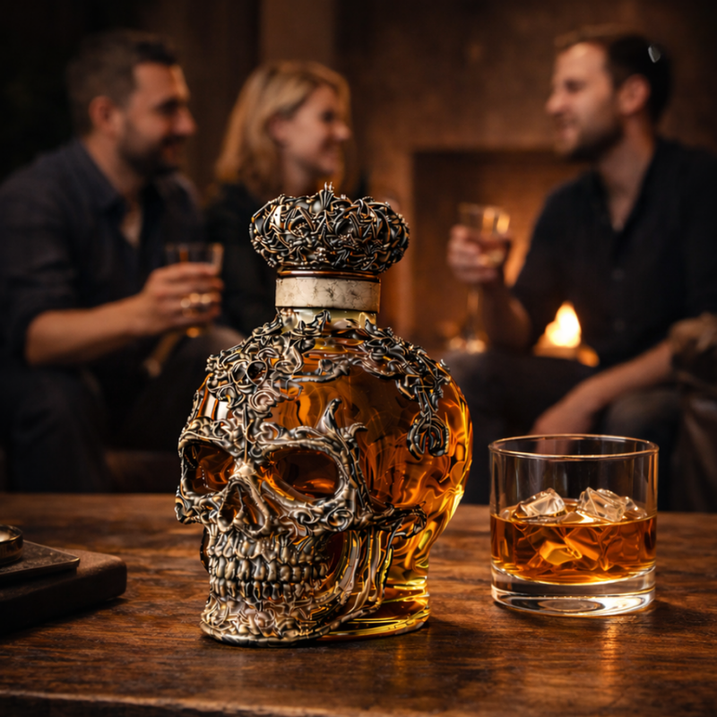 Whiskey Decanter - Skull Edition