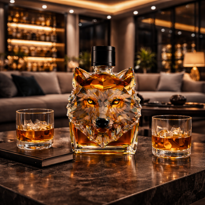 Whiskey Decanter - Wolf Edition