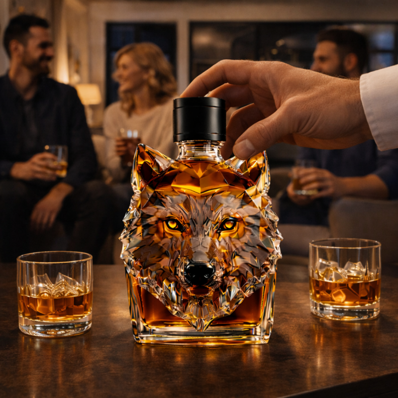 Whiskey Decanter - Wolf Edition